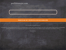 Tablet Screenshot of perfildemujer.com